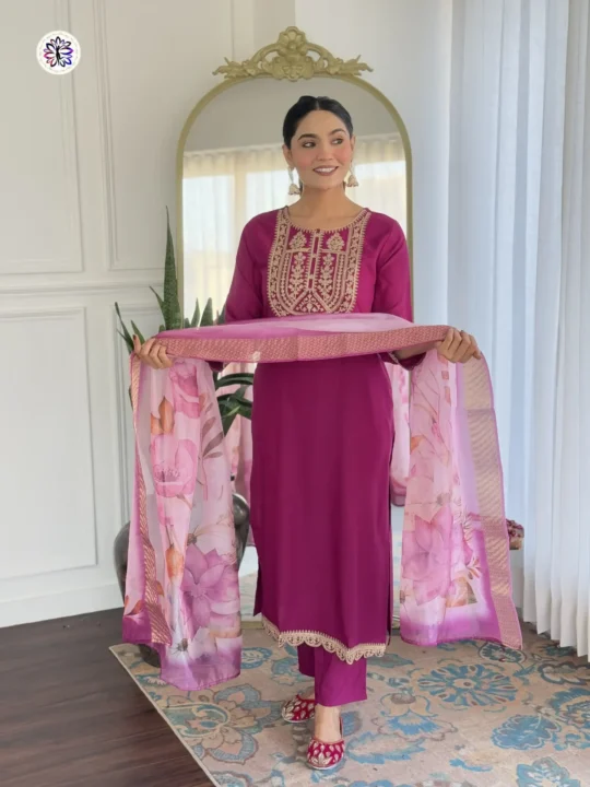 viscose rayon kurti set