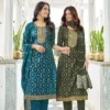 viscose embroidered kurti set