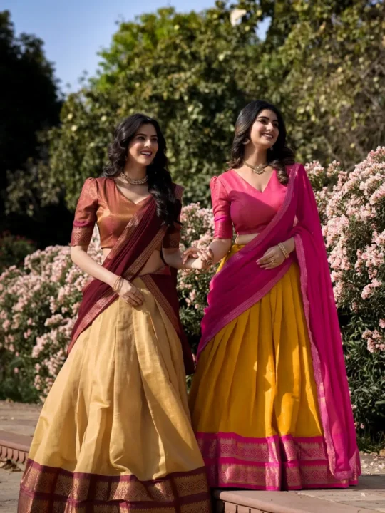 kanchipuram lehenga choli