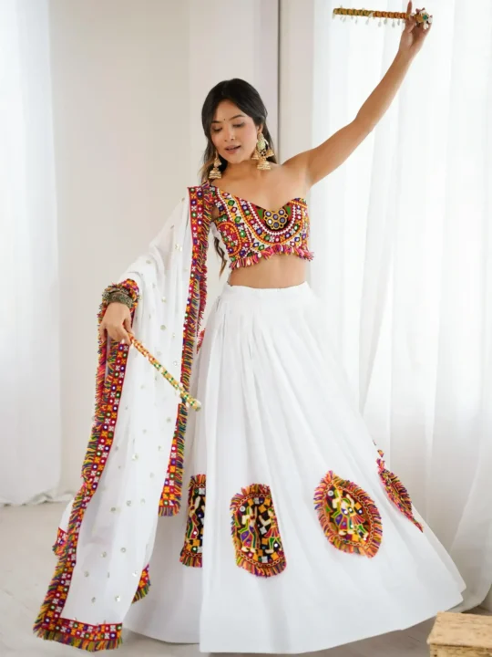 "Pramukhmart heavy rayon lehenga choli set"